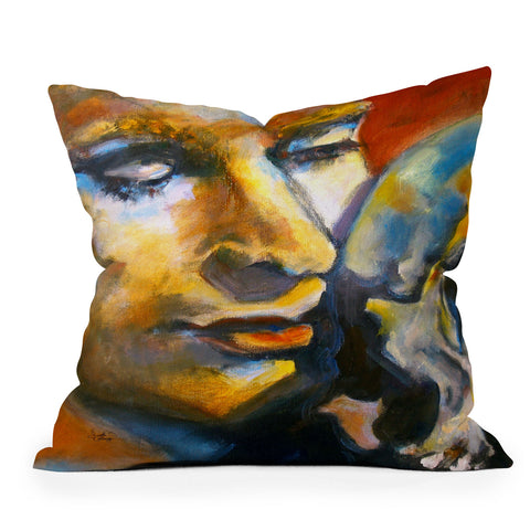 Ginette Fine Art Hamlet Laurence Oliver Outdoor Throw Pillow