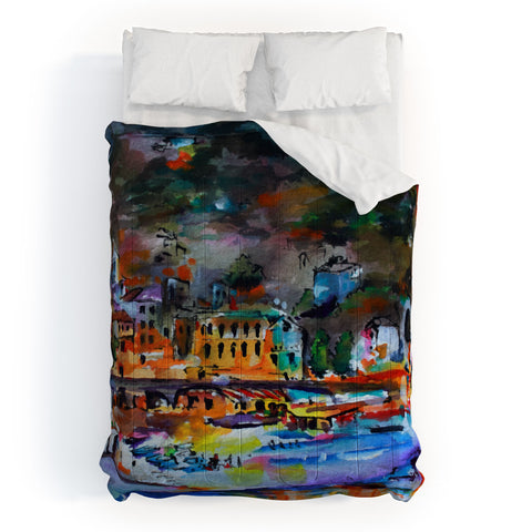 Ginette Fine Art Italy Travel Monterosso Comforter