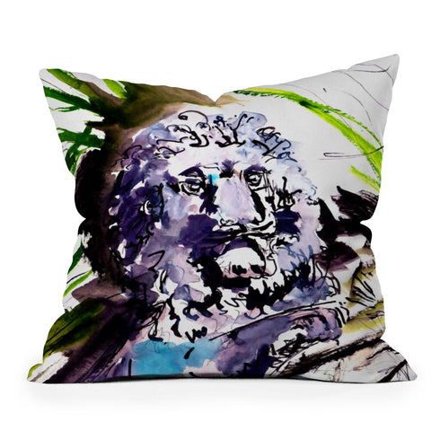 Ginette Fine Art Lions of Jekyll Island Outdoor Throw Pillow