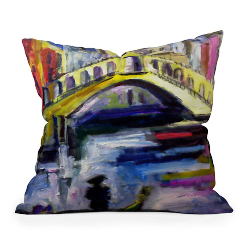 Ginette Fine Art Modern Venice Italy Throw Pillow