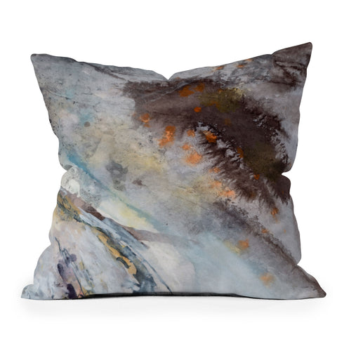 Ginette Fine Art Rust Outdoor Throw Pillow