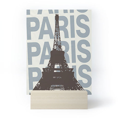 gnomeapple Paris France Poster Art Mini Art Print