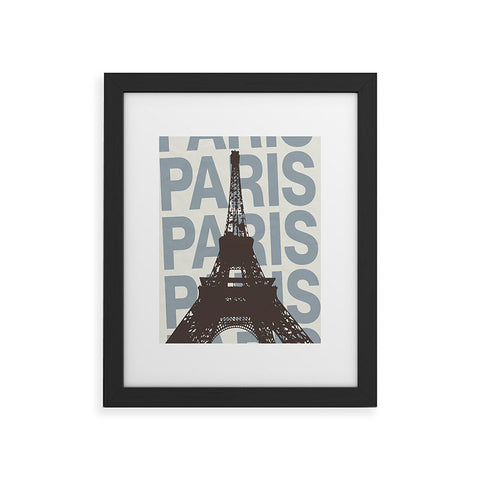 gnomeapple Paris France Poster Art Framed Art Print