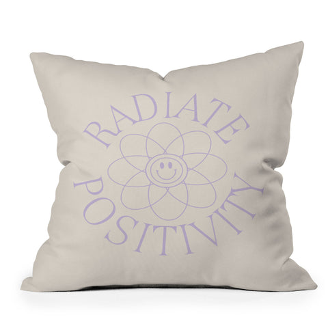 Grace Radiate Positivity I Outdoor Throw Pillow