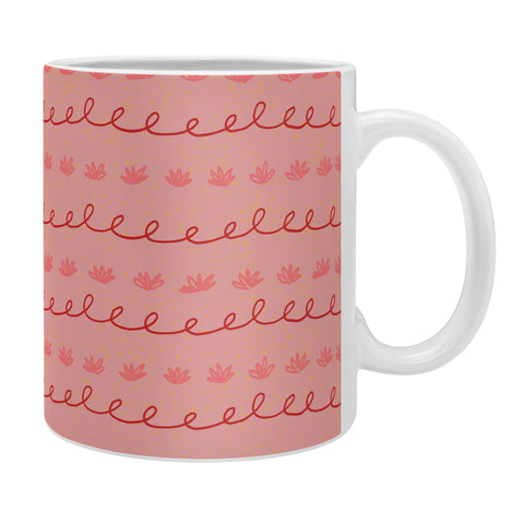 H Miller Ink Illustration Abstract Cookie Pattern Doodle Coffee Mug