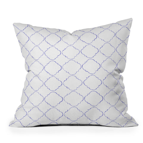 Hadley Hutton Dotty Blue Outdoor Throw Pillow