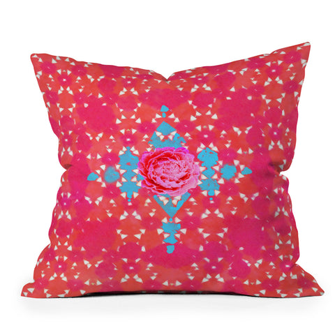 Hadley Hutton Floral Tribe Collection 3 Outdoor Throw Pillow