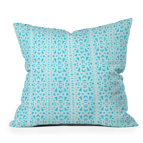 Hadley Hutton Floral Tribe Collection 4 Outdoor Throw Pillow