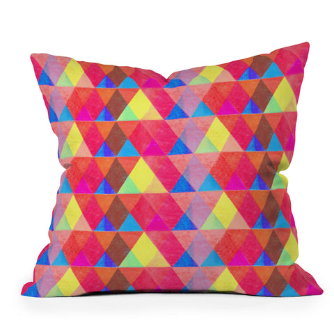 Hadley Hutton Scaled Triangles 1 Outdoor Throw Pillow