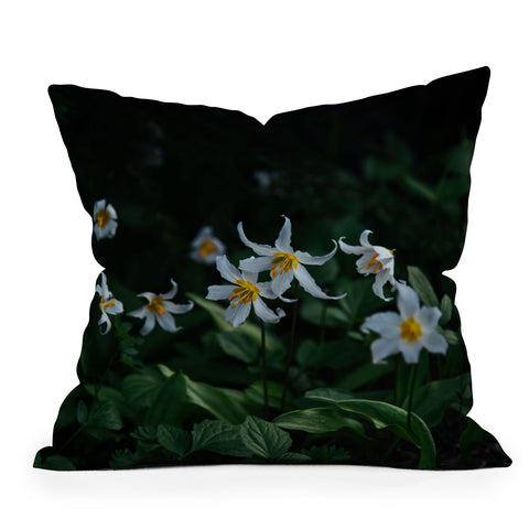 Hannah Kemp Avalanche Lilies Throw Pillow