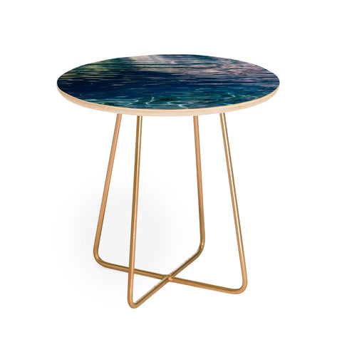 Hannah Kemp Blue Water Round Side Table