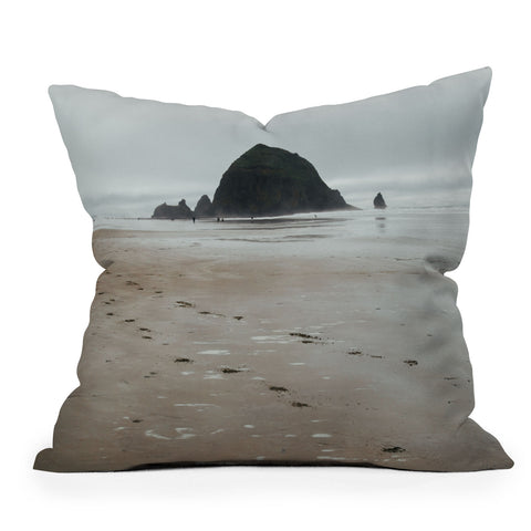 Hannah Kemp Cannon Beach Oregon Outdoor Throw Pillow