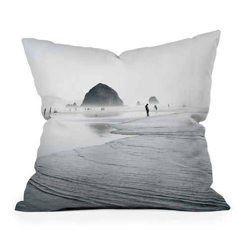 Hannah Kemp Cannon Beach Outdoor Throw Pillow