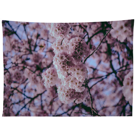 Hannah Kemp Cherry Blossoms Photo Tapestry
