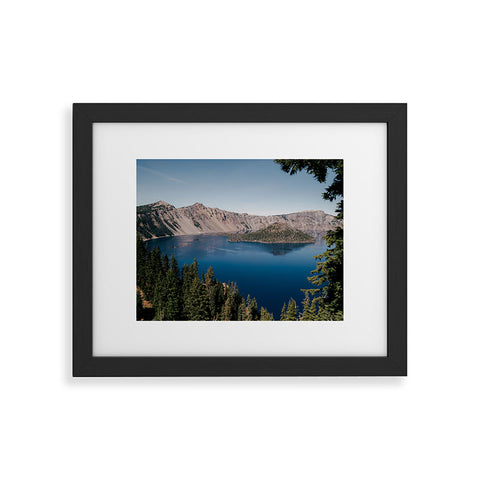 Hannah Kemp Crater Lake Framed Art Print