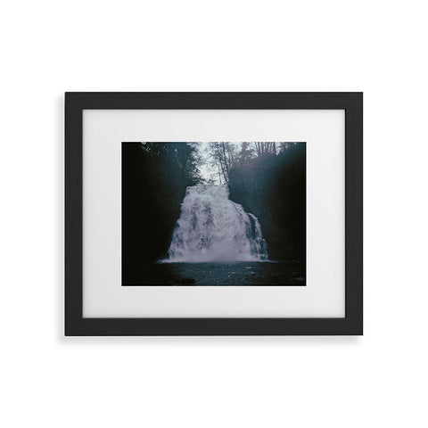 Hannah Kemp Dark Waterfall Framed Art Print