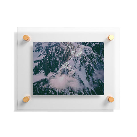 Hannah Kemp Dreamy Mountains Floating Acrylic Print