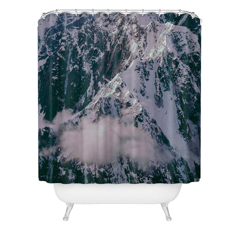 Hannah Kemp Dreamy Mountains Shower Curtain