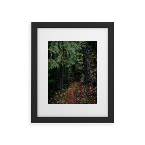 Hannah Kemp Fall Trail Framed Art Print