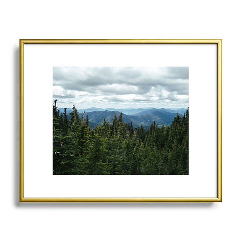 Hannah Kemp Forest Landscape Metal Framed Art Print