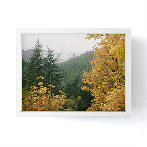 Hannah Kemp Forest Nature Landscape Framed Mini Art Print