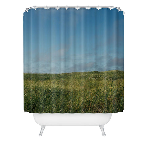 Hannah Kemp Grassy Field Shower Curtain