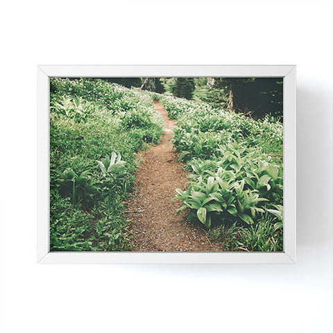 Hannah Kemp Green Hiking Trail Framed Mini Art Print