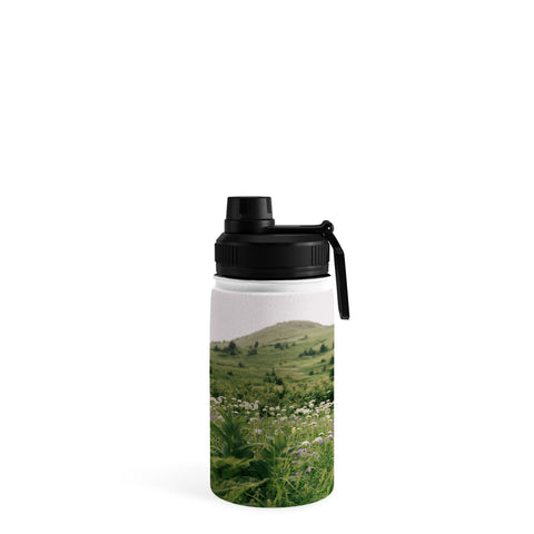 Hannah Kemp Green Wildflower Landscape Water Bottle