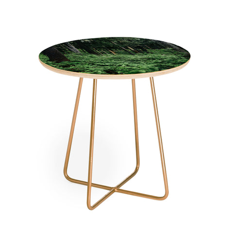 Hannah Kemp Green Woods Round Side Table