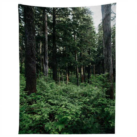 Hannah Kemp Green Woods Tapestry