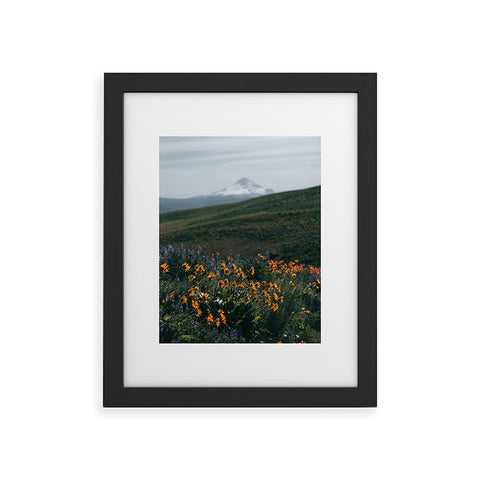 Hannah Kemp Mount Hood Blooms II Framed Art Print