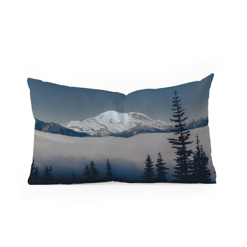 Hannah Kemp Mount Rainier Oblong Throw Pillow