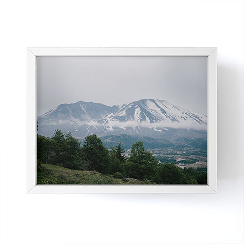 Hannah Kemp Mount Saint Helens Framed Mini Art Print