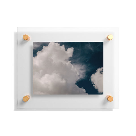 Hannah Kemp Puffy Clouds Floating Acrylic Print