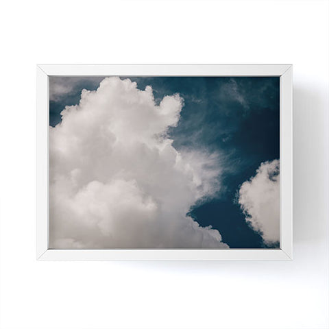 Hannah Kemp Puffy Clouds Framed Mini Art Print