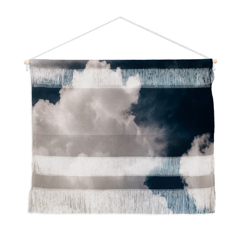 Hannah Kemp Puffy Clouds Wall Hanging Landscape