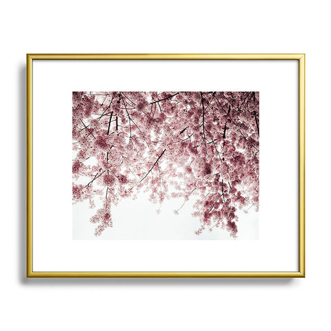 Hannah Kemp Spring Cherry Blossoms Metal Framed Art Print