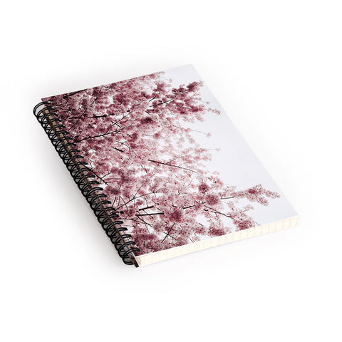 Hannah Kemp Spring Cherry Blossoms Spiral Notebook