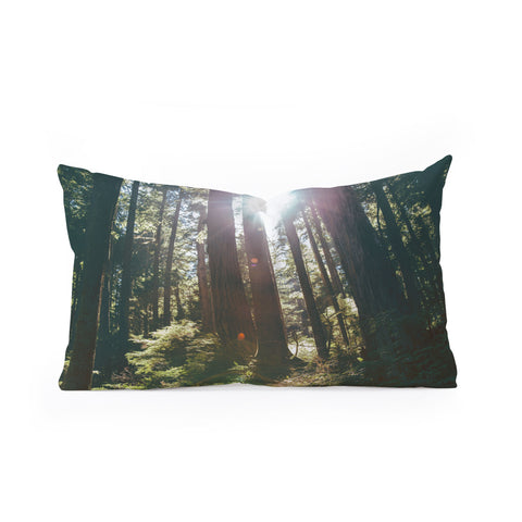 Hannah Kemp Sunny Forest Oblong Throw Pillow