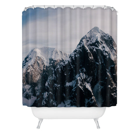 Hannah Kemp The Alaska Range Shower Curtain