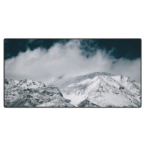 Hannah Kemp Winter Mountain Landscape Desk Mat