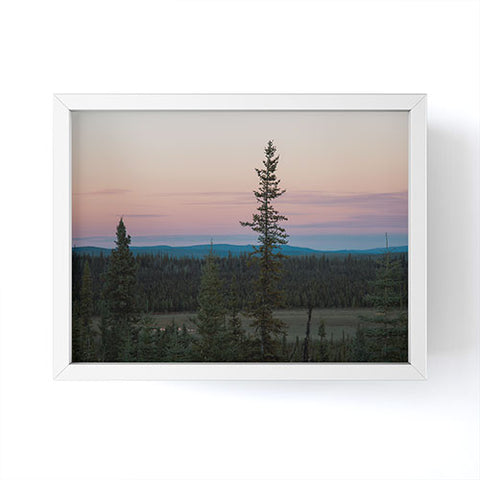 Hannah Kemp Yukon Evening Framed Mini Art Print