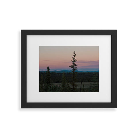 Hannah Kemp Yukon Evening Framed Art Print
