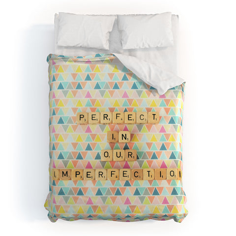 Happee Monkee Perfection In Our Imperfection Duvet Cover