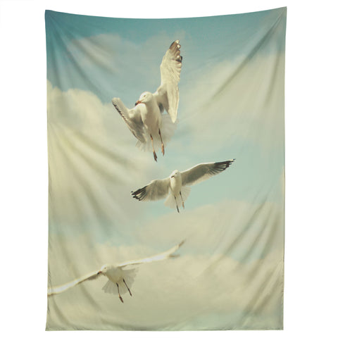 Happee Monkee Seagulls Tapestry