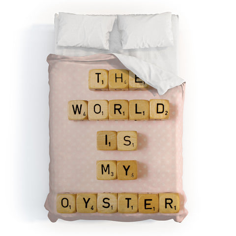 Happee Monkee The World Is My Oyster Duvet Cover