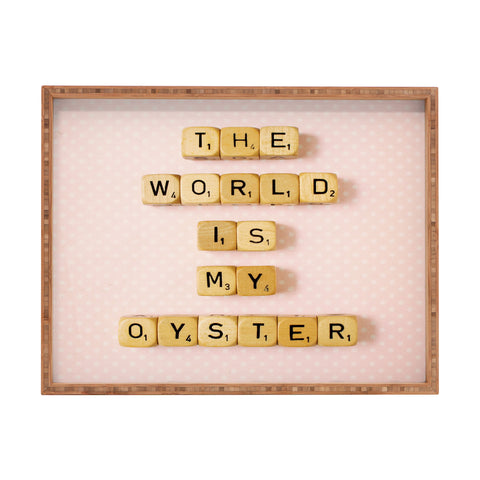 Happee Monkee The World Is My Oyster Rectangular Tray