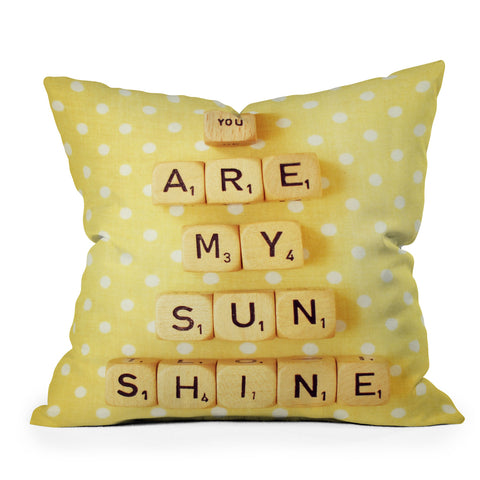 Happee Monkee You Are My Sunshine Outdoor Throw Pillow