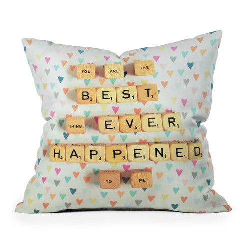 Happee Monkee You Are The Best Thing Outdoor Throw Pillow