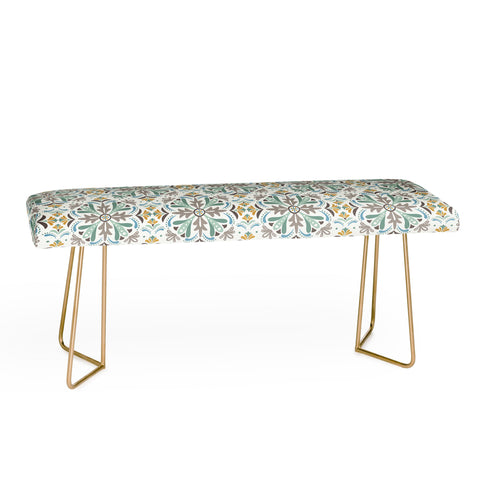 Heather Dutton Andalusia Ivory Mist Bench
